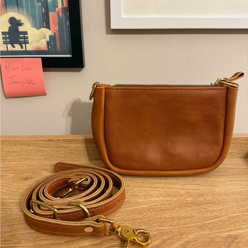 BNNU KMM Cypress Mini Crossbody Bag with matching two-ply strap
